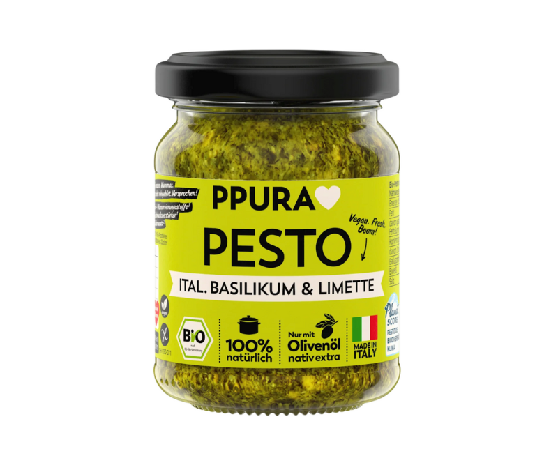 Pesto Basilic & Citron Vert – Recette Italienne Bio