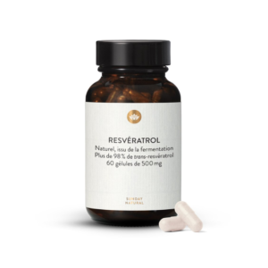 Resvératrol 500 mg (Trans-resvératrol Veri-te™) – 60 gélules vegan