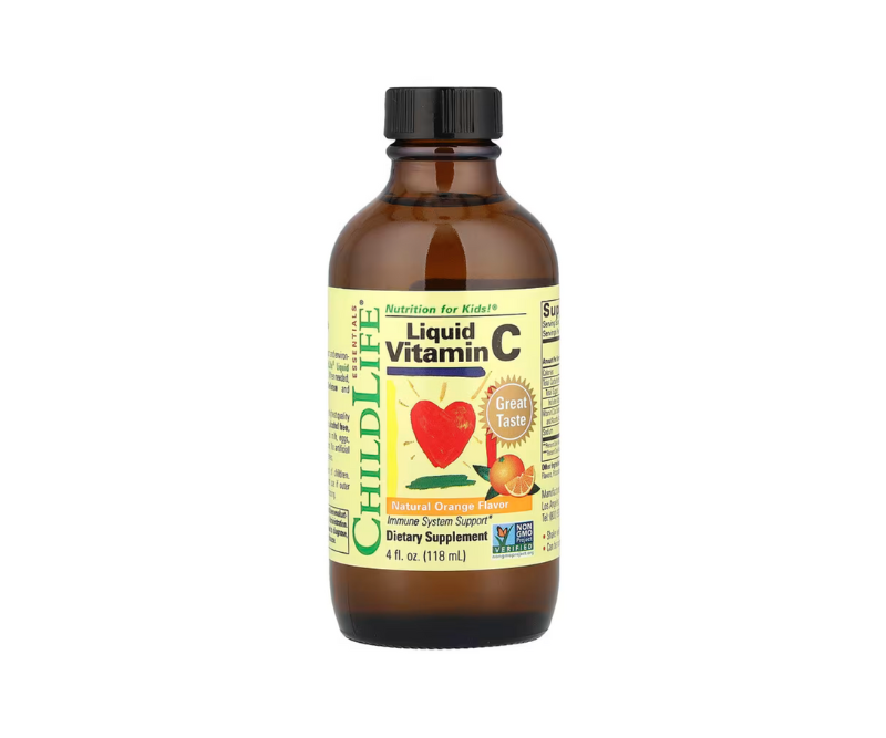 Vitamine C Liquide pour Enfants – Saveur Orange – 118 ml