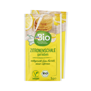 Zestes de citron râpé bio