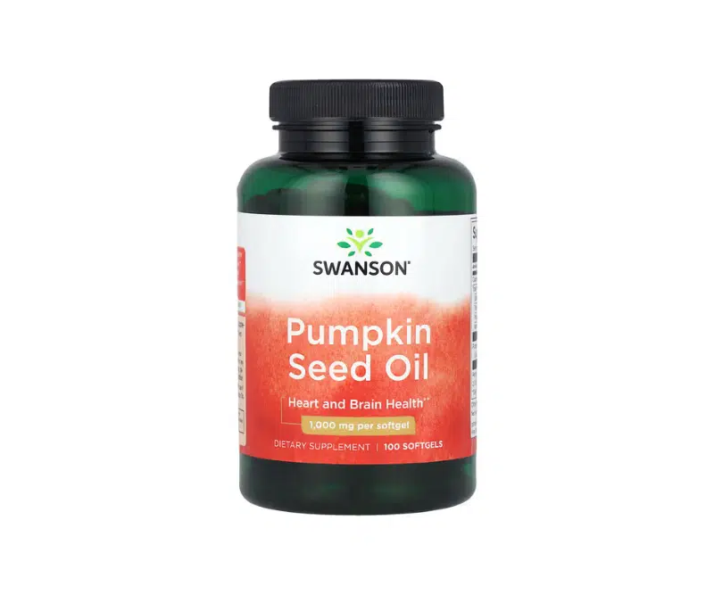 Huile de pépins de courge (Pumpkin Seed Oil) 1000 mg – 100 softgels