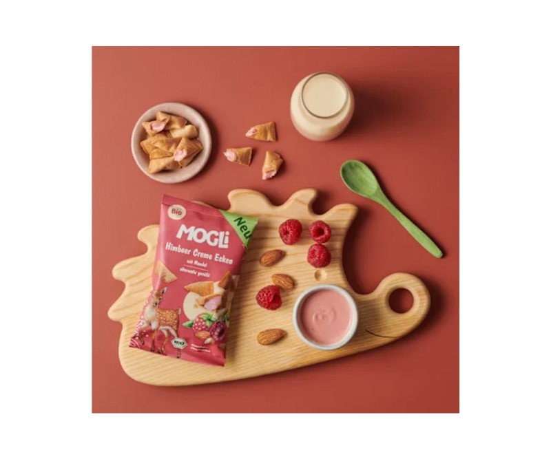 Biscuits bio sans gluten fourrés crème amande framboise pour enfants et adultes – 30 g – Image 4