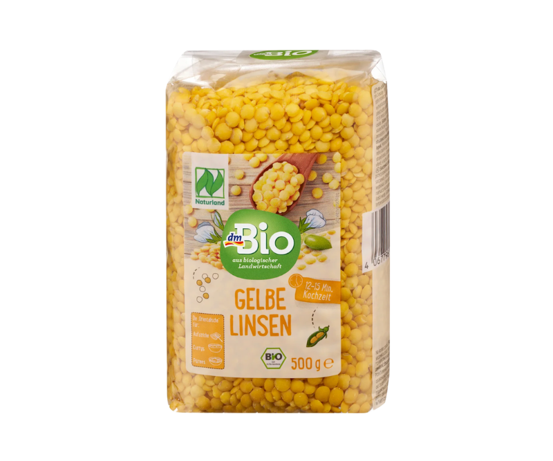 Lentilles jaunes Bio