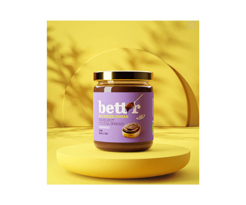 Pâte à tartiner bio noisette cacao sans sucres ajoutés – 250 g – Image 2