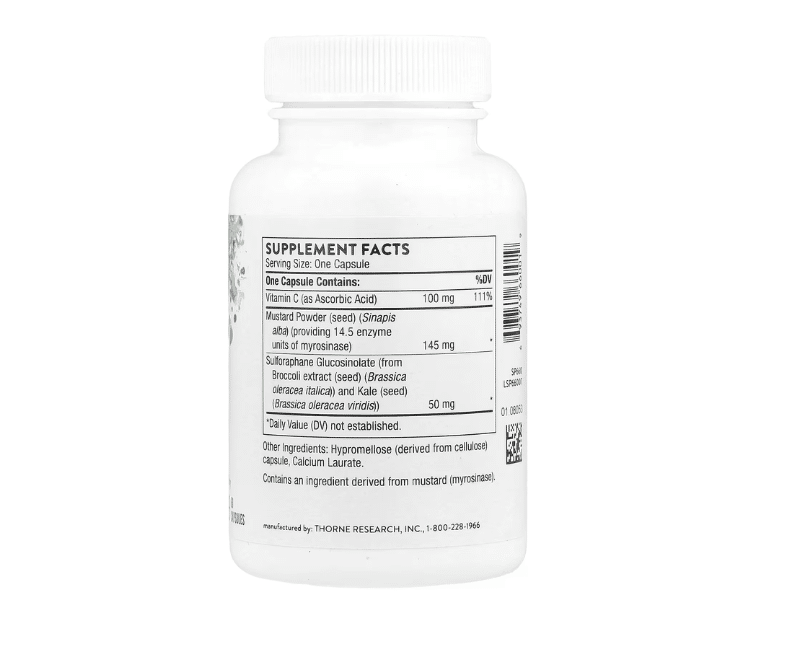 Extrait de graines de brocoli avec myrosinase – Détox & protection cellulaire – 60 gélules – Image 2