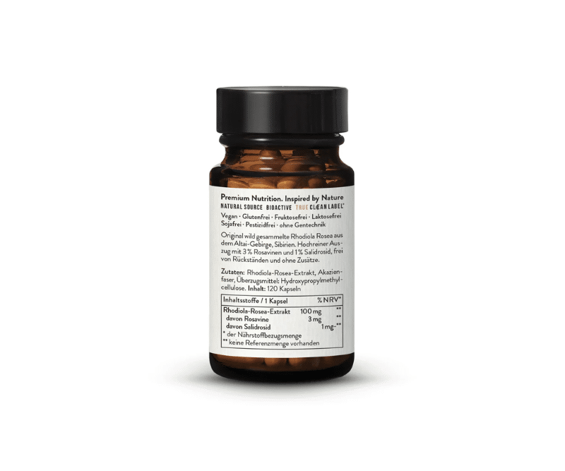 Rhodiola Rosea Extrait 100 mg – Énergie mentale & résistance au stress – 120 gélules végétales – Image 2