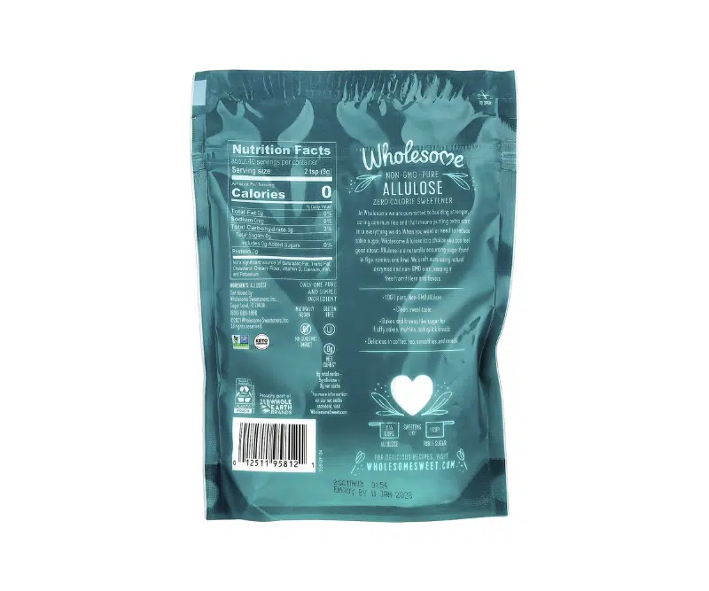 Allulose édulcorant zéro calorie – Alternative au sucre – 340 g – Image 2