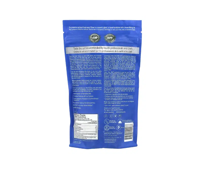 Sel Marin Celtique Gris Clair – Minéraux & cuisine naturelle – 454 g – Image 2