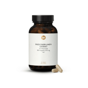 Extrait de Passiflore (Passiflora) 10:1 – 180 gélules vegan (375 mg)