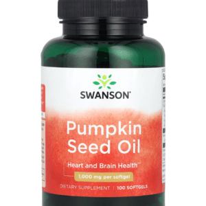 Huile de pépins de courge – 1 000 mg – 100 capsules molles